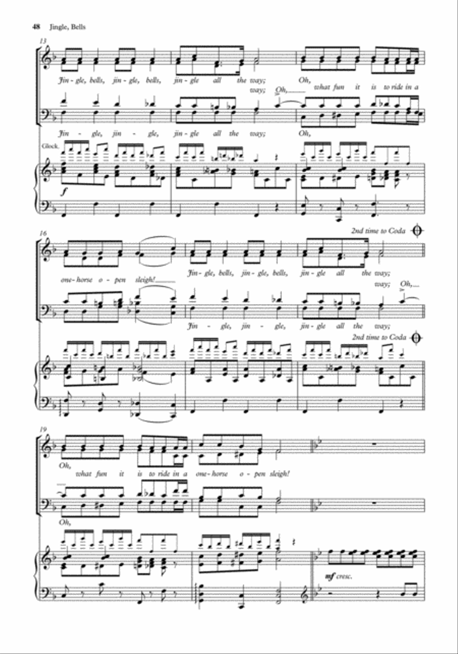 A Celebration in Carols 4-Part scores gallery preview page 9