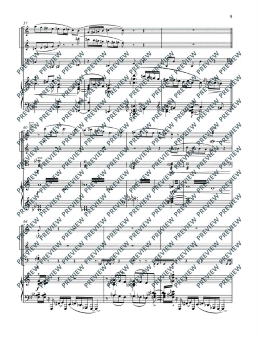 Divertissement Flute scores gallery preview page 10