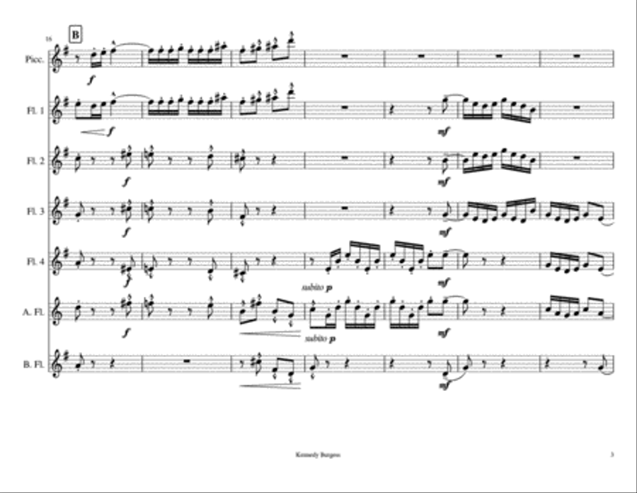Minstrels Minstrels Woodwind Ensemble scores gallery preview page 3