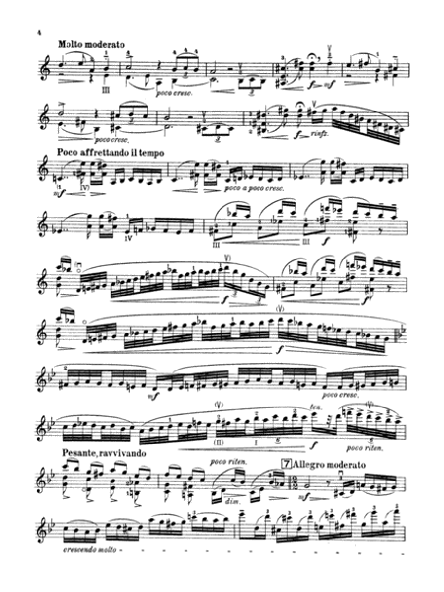 Sibelius: Concerto in D Minor, Op. 47 Violin scores gallery preview page 4