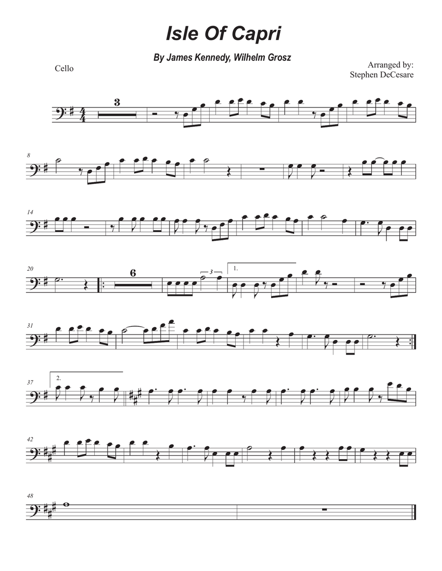 Isle Of Capri Piano Quintet scores gallery preview page 6