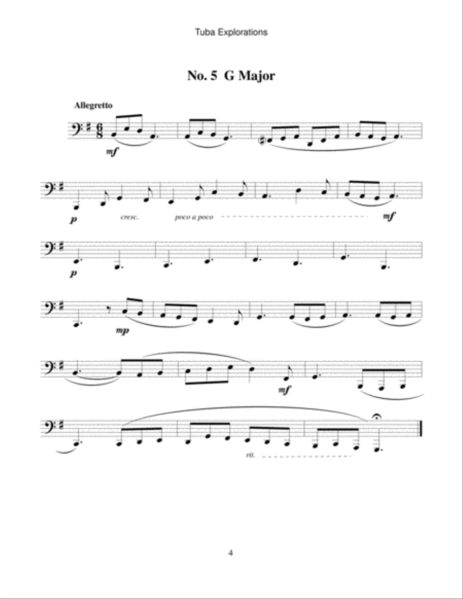 Tuba Explorations Tuba scores gallery preview page 5