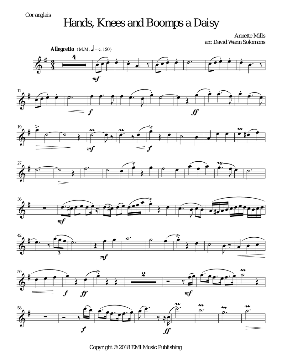 Boomps A Daisy English Horn scores gallery preview page 5