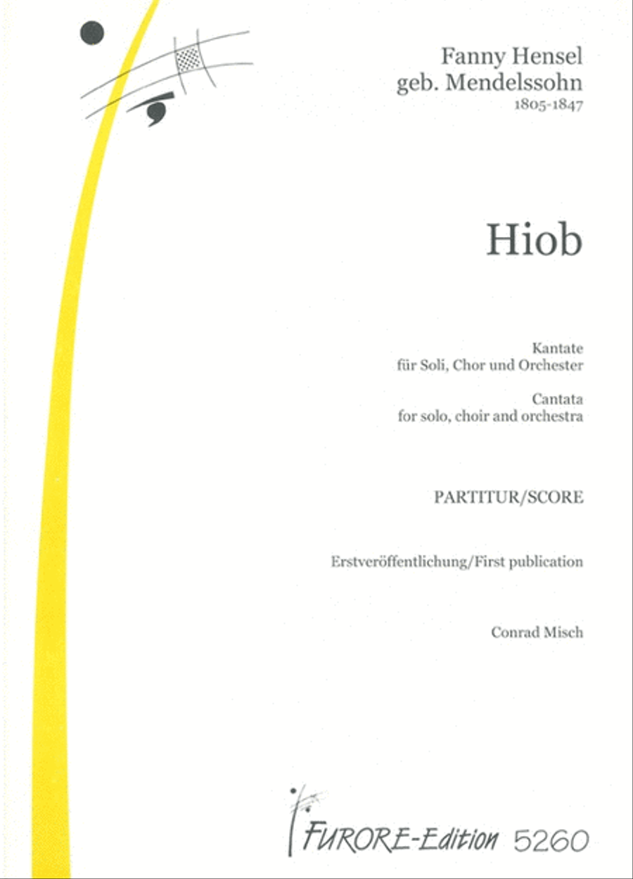 Hiob. Cantata Hiob. Cantata 4-Part scores gallery preview page 1