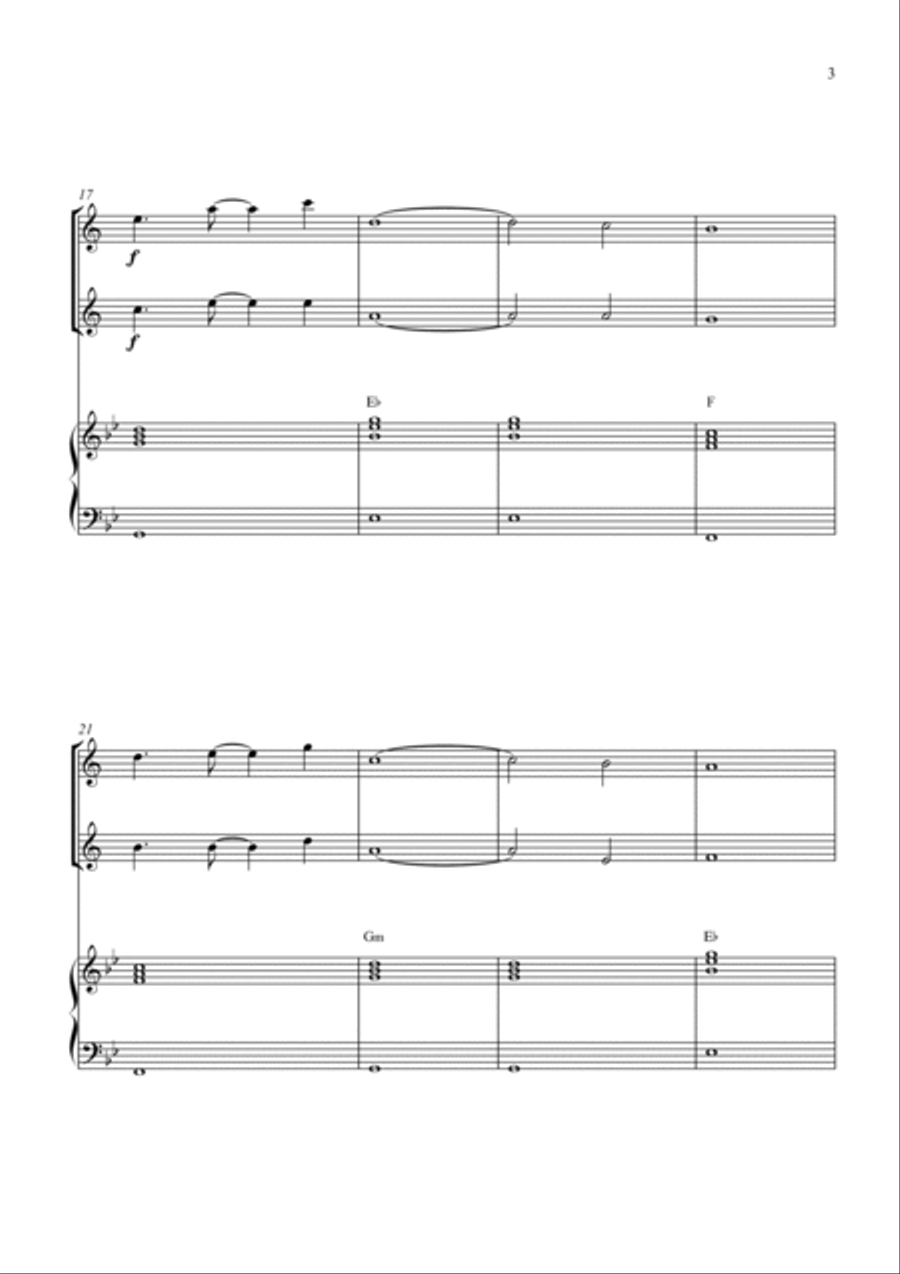 Now We Are Free Now We Are Free Clarinet Duet scores gallery preview page 3