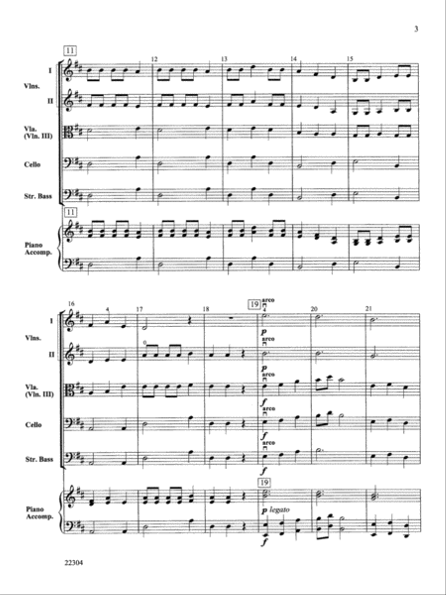 Kabuki Dance String Orchestra scores gallery preview page 3