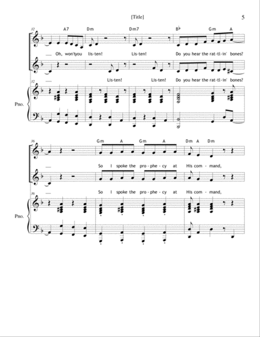 Listen! Listen! 2-Part scores gallery preview page 5