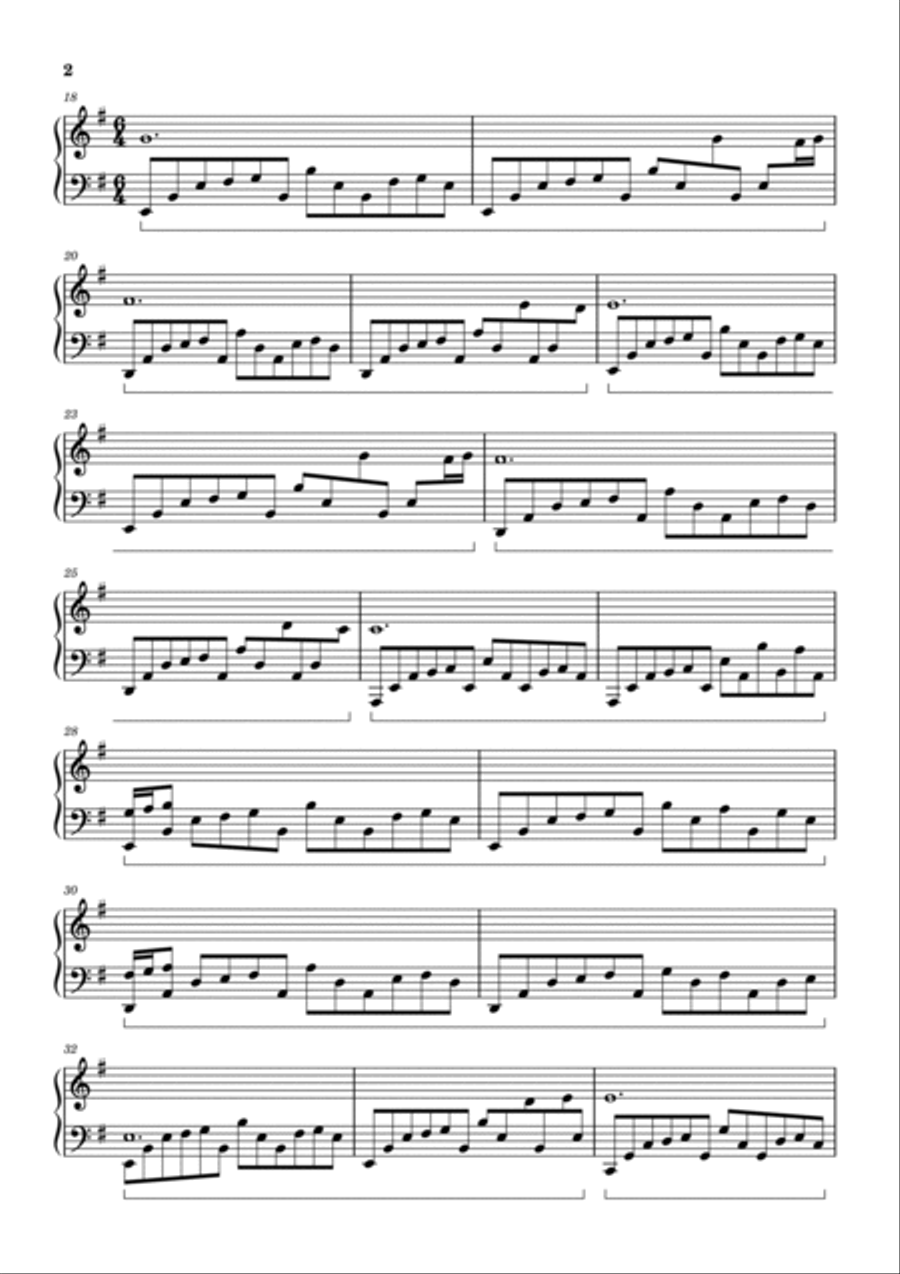 The Weight of Darkness Piano Solo scores gallery preview page 2