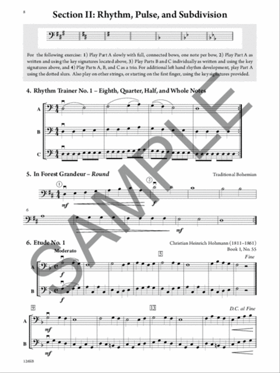 Rhythm Techniques for Superior Musical Peformance - String Bass Chamber Orchestra scores gallery preview page 2