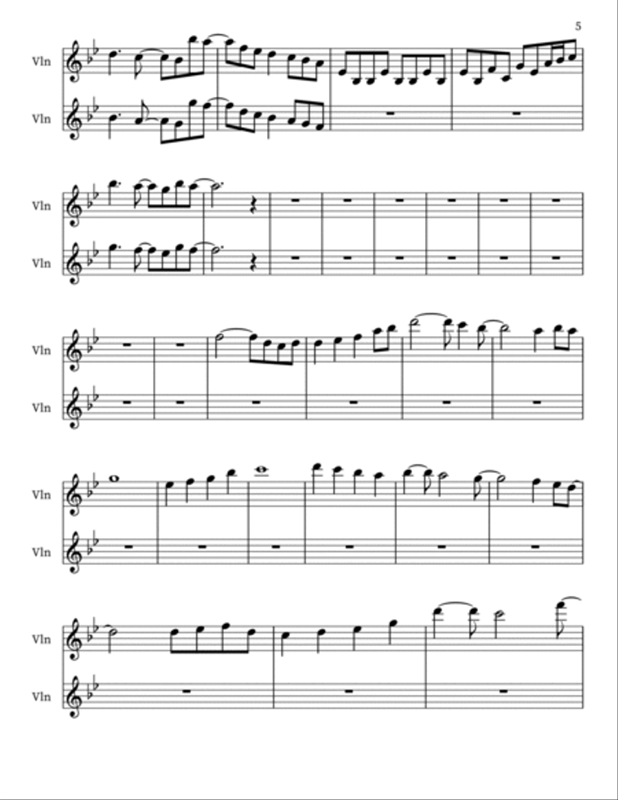 All Of Me Violin scores gallery preview page 5