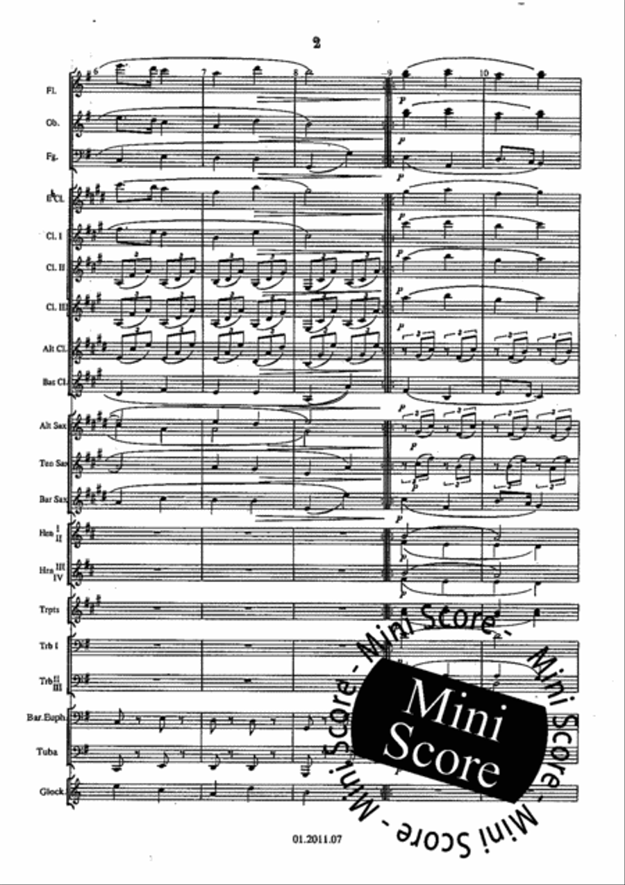 Kinderszenen Concert Band scores gallery preview page 8