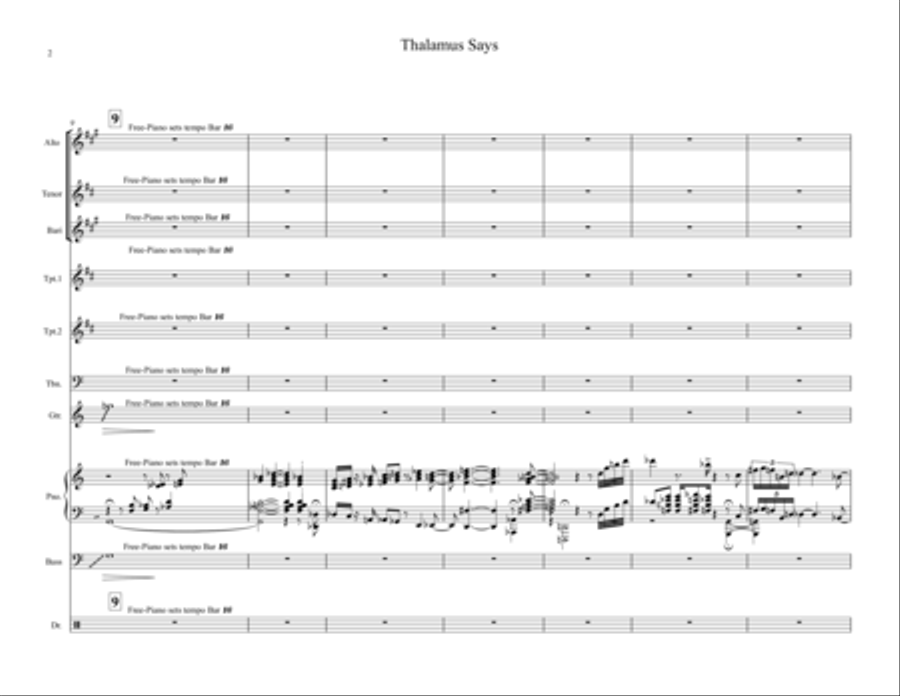 Thalamus Says Thalamus Says Jazz Ensemble scores gallery preview page 2