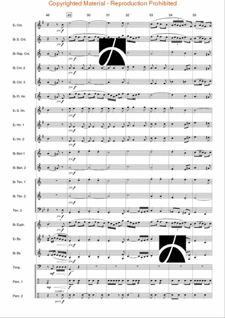 Helios Concert Band scores gallery preview page 8