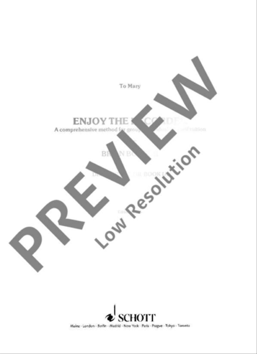 Enjoy the Recorder Soprano Recorder scores gallery preview page 2