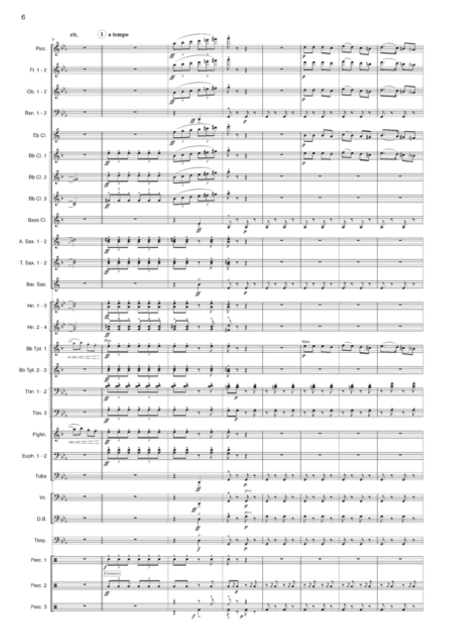 El Olmo. Pasodoble de Concierto Concert Band scores gallery preview page 3