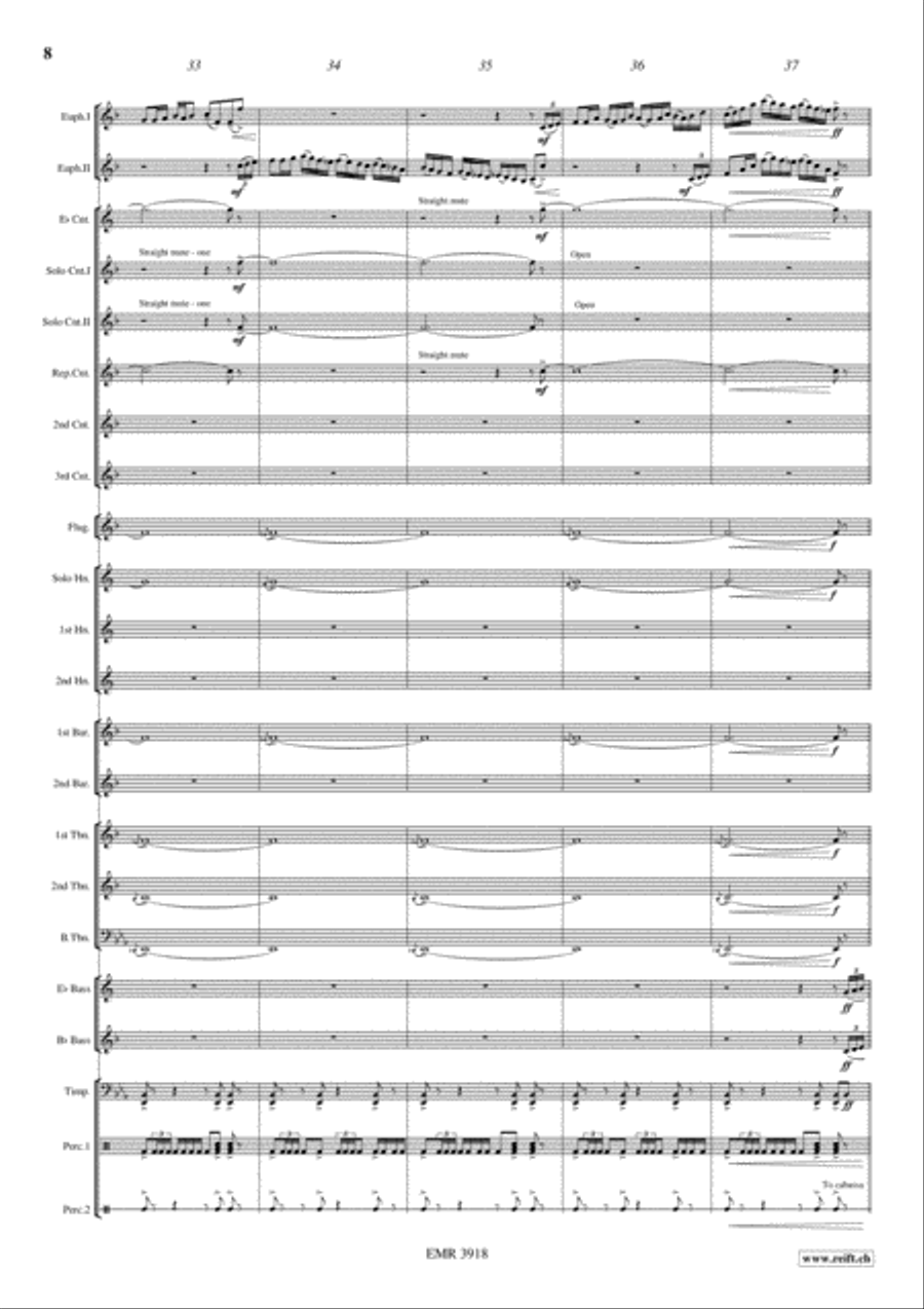Celtic Folk Brass Band scores gallery preview page 8
