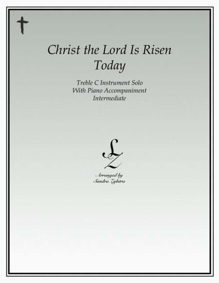 Christ The Lord Is Risen Today (treble C instrument solo) image number null