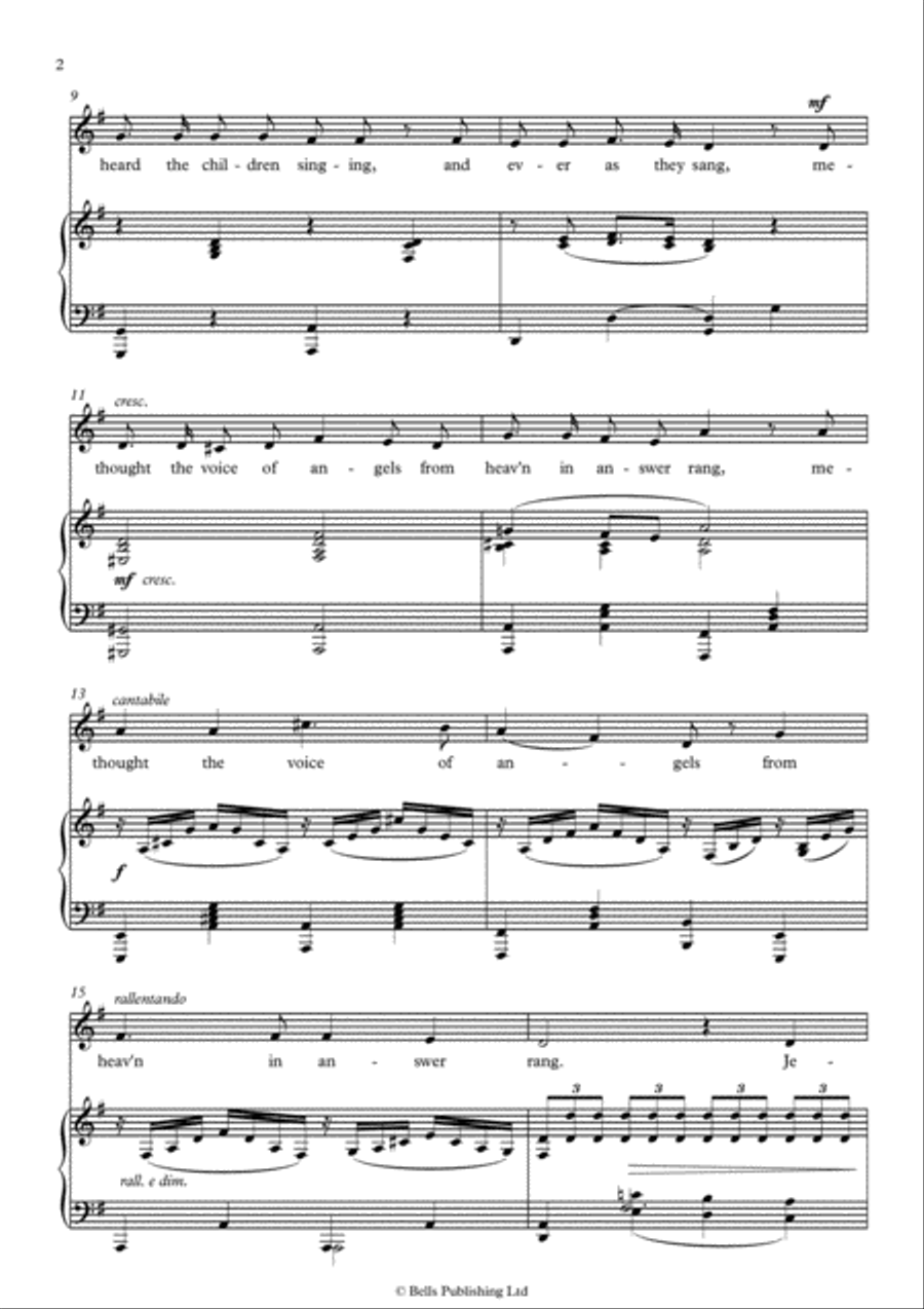 The Holy City (G Major) Voice Solo scores gallery preview page 2