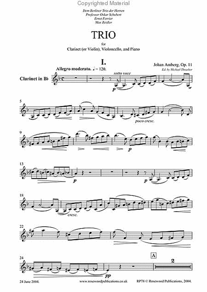 Trio, Op. 11 image number null