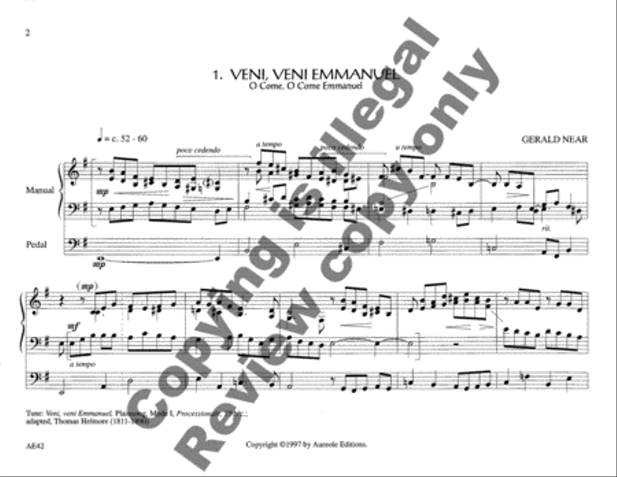 Chantworks, Set I Advent, Christmas, Epiphany Organ scores gallery preview page 4