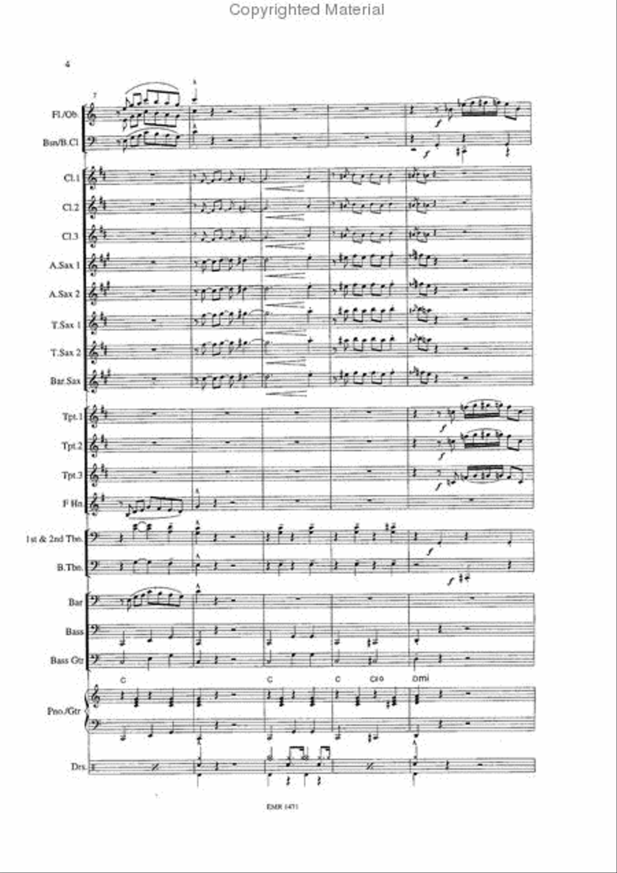You Are Driving Me Crazy Concert Band scores gallery preview page 4