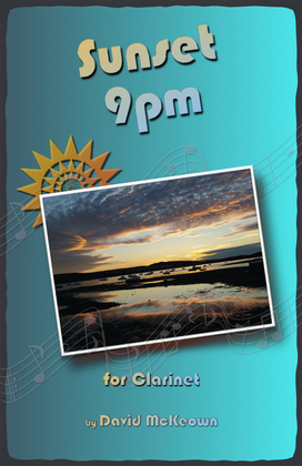 Book cover for Sunset 9pm, for Clarinet Duet