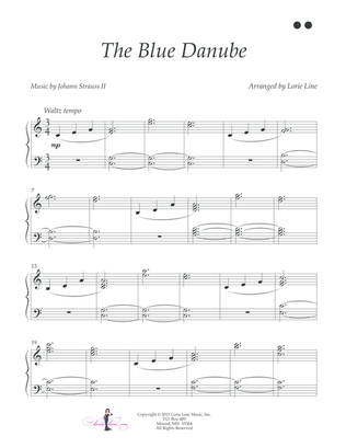 Book cover for The Blue Danube - EASY!
