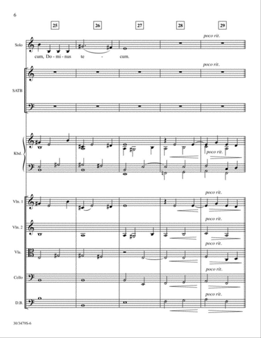Ave Maria - String Ensemble Score and Parts Choir scores gallery preview page 8