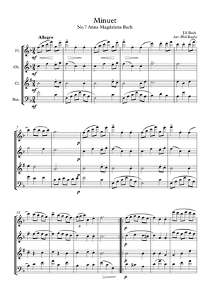 Six Classical Minuets for Wind Quartet