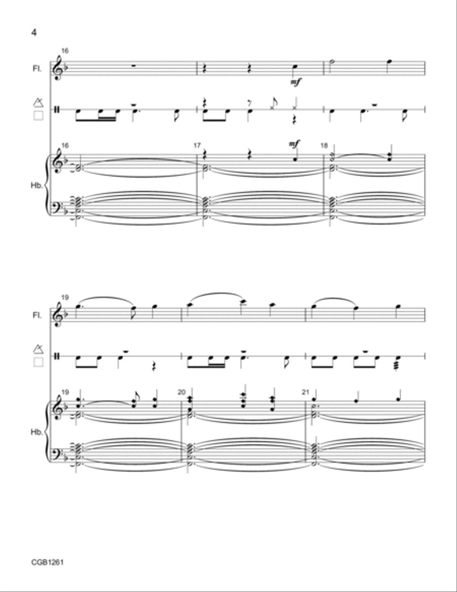 Scatter the Morning Light (Full Score) 5-Octaves scores gallery preview page 4