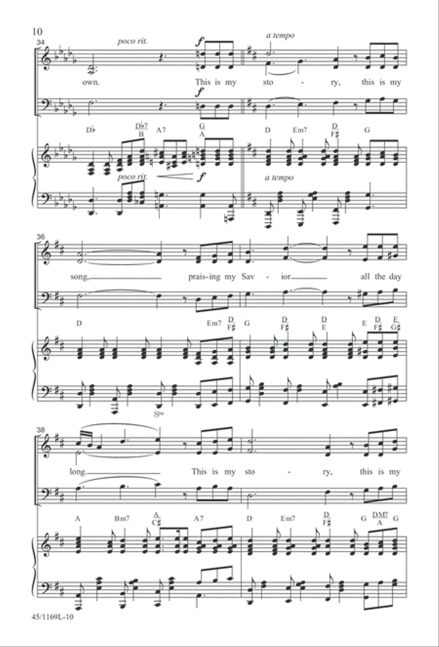 Simply Southern Gospel 3-Part scores gallery preview page 10