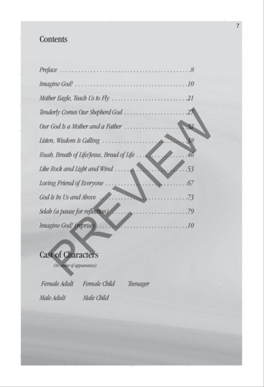 Imagine God! Preview Kit (Score & CD) Choir scores gallery preview page 6