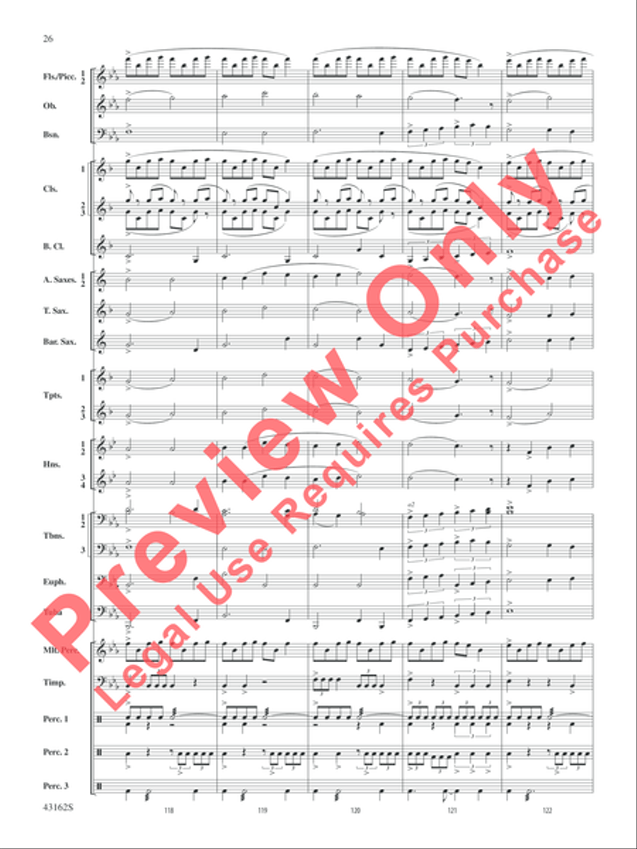 Appalachian Dreams Concert Band scores gallery preview page 27