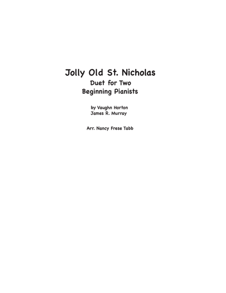 Jolly Old St. NIcholas image number null