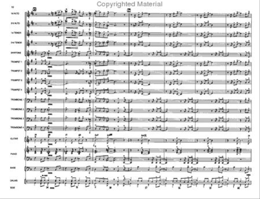 O Christmas Tree Jazz Ensemble scores gallery preview page 9