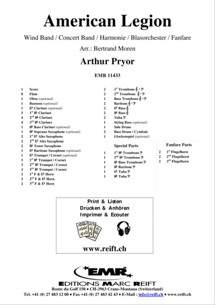 American Legion Concert Band scores gallery preview page 2
