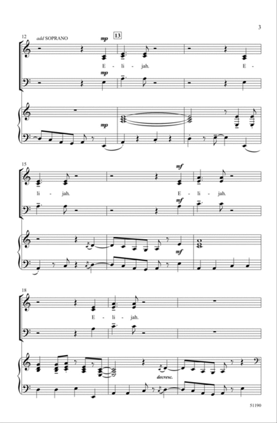 Elijah Rock Choir scores gallery preview page 2