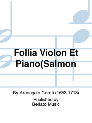 Follia Violon Et Piano(Salmon