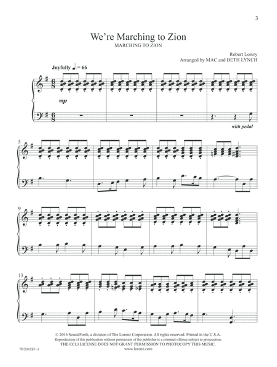Worthy of Praise Piano Solo scores gallery preview page 3