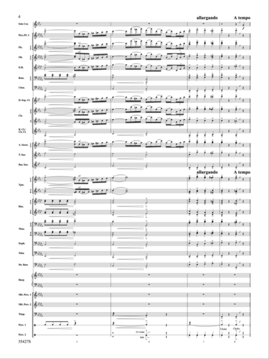 Fantasie Brillante Concert Band scores gallery preview page 3