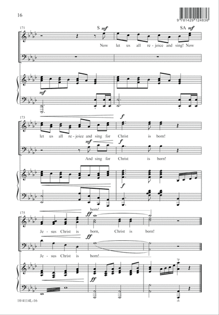 Christmas Day in the Morning 3-Part scores gallery preview page 16