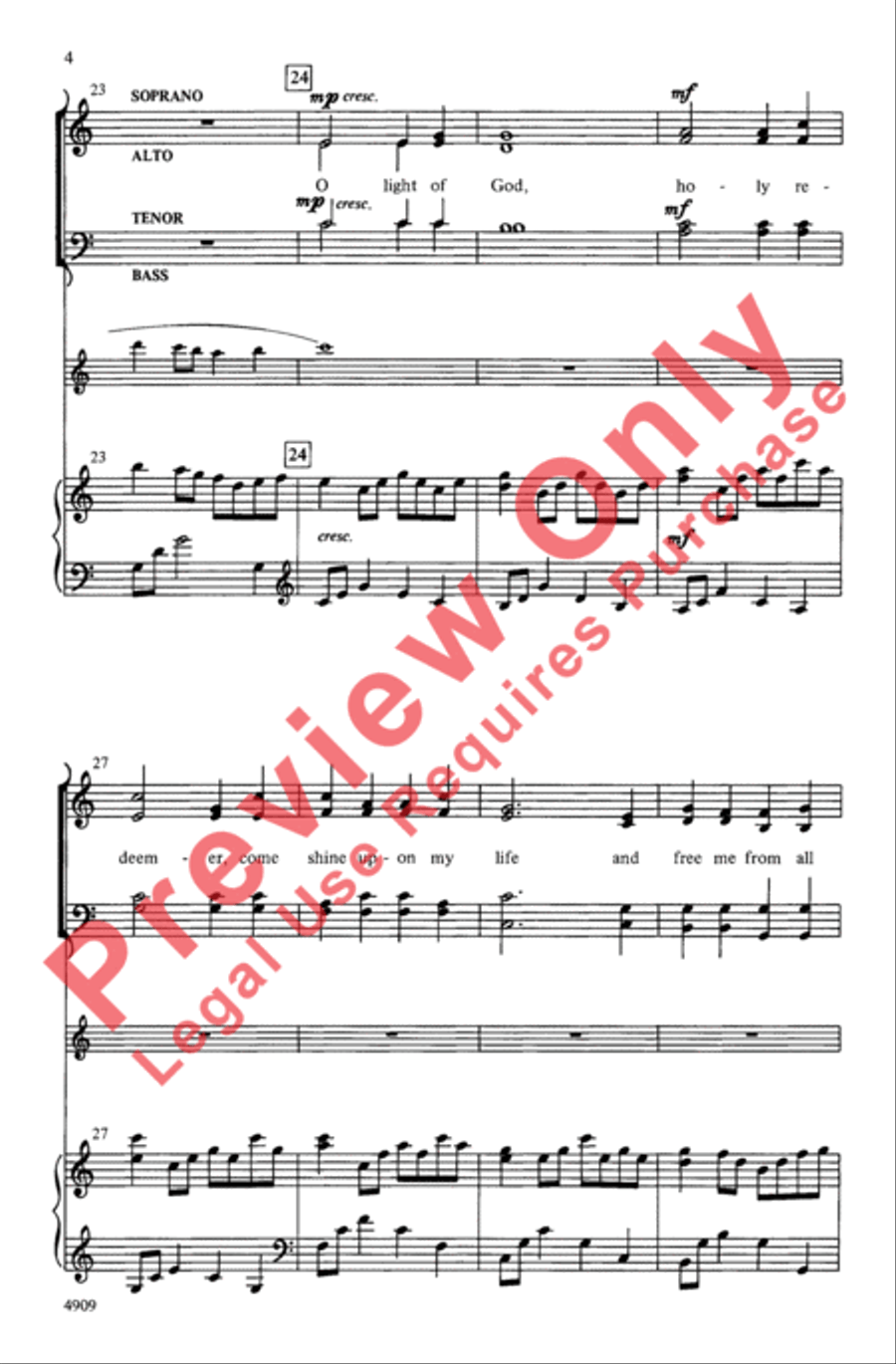 Advent Gift 4-Part scores gallery preview page 4