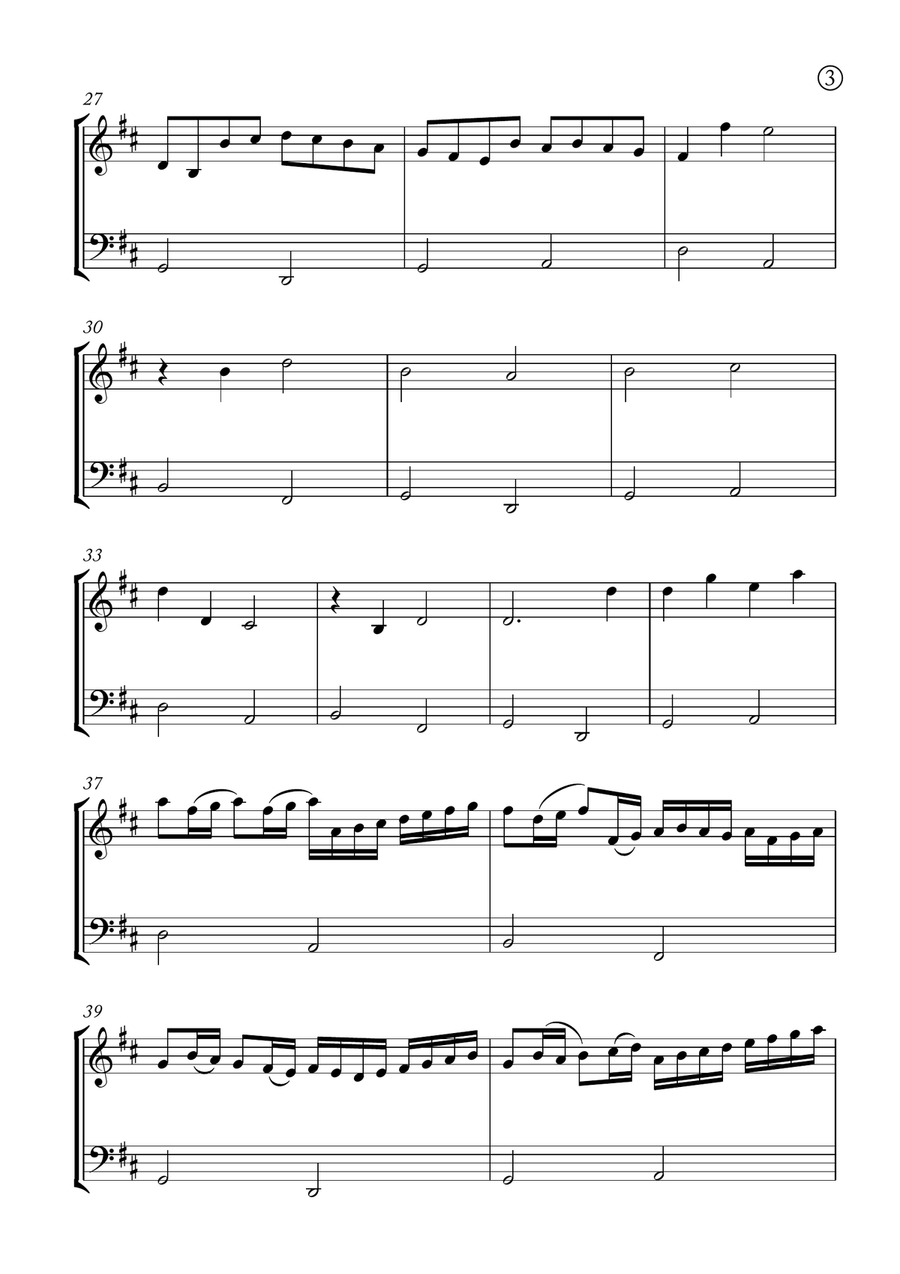 Canon in D String Duet scores gallery preview page 3