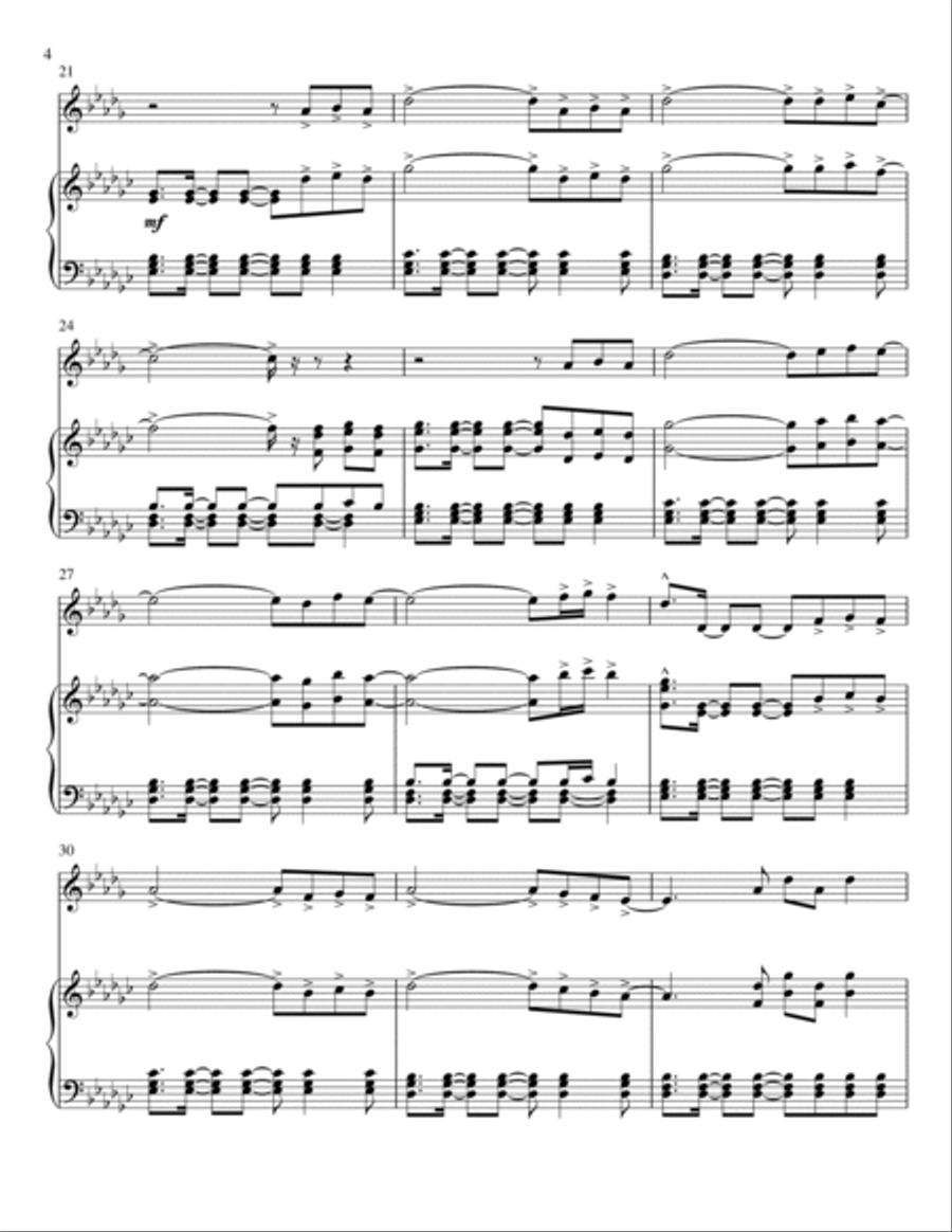 A Sky Full Of Stars Small Ensemble scores gallery preview page 4