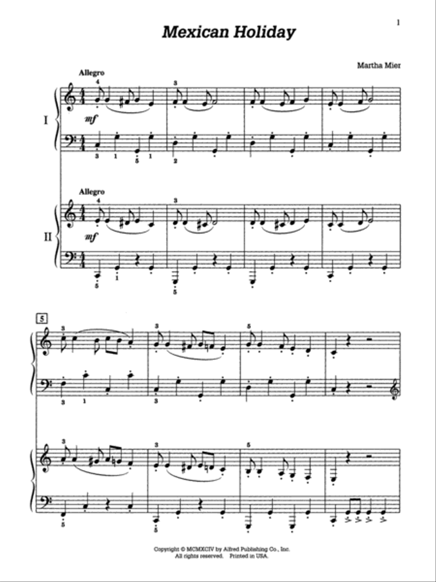 Mexican Holiday Mexican Holiday Small Ensemble scores gallery preview page 3