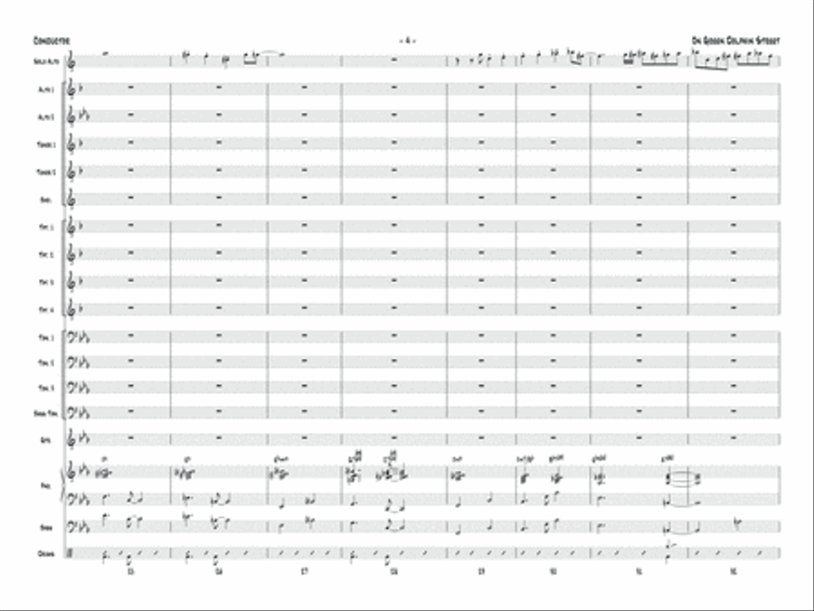 On Green Dolphin Street: Score Jazz Ensemble scores gallery preview page 6