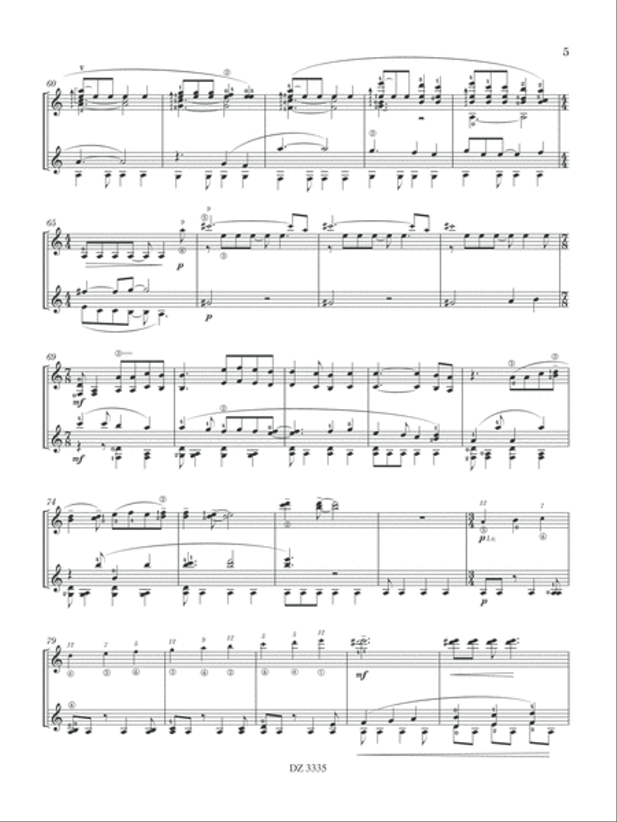 Two Movements, Based on 