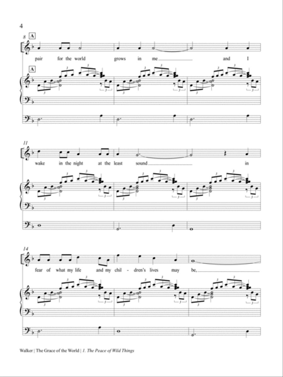 The Grace of the World High Voice scores gallery preview page 4