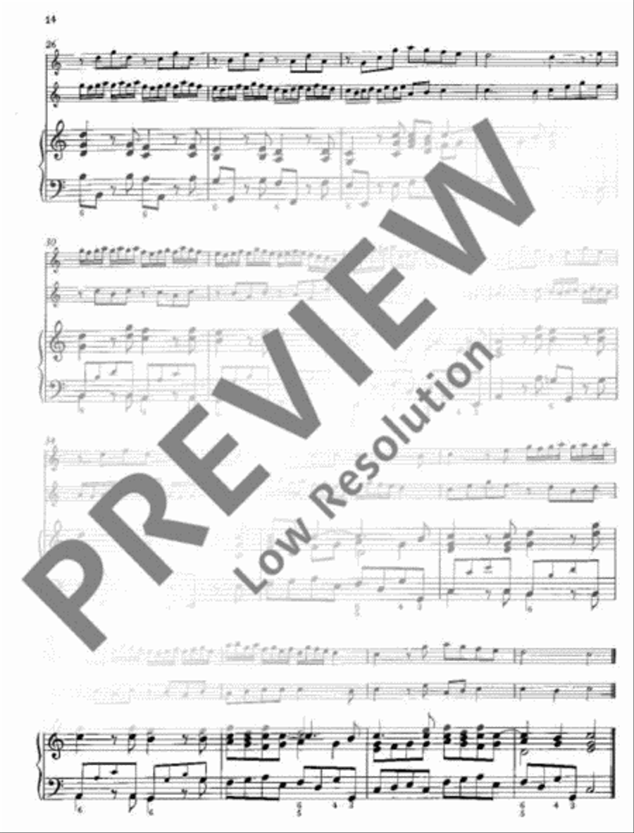 Twelve Triosonatas Cello scores gallery preview page 15