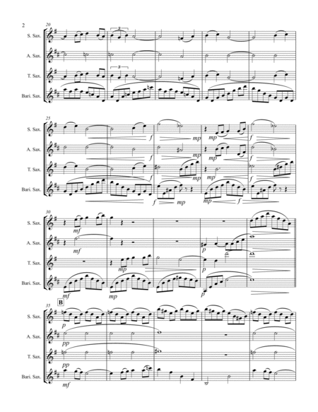 Debussy – “Reverie” (for Saxophone Quartet SATB) image number null